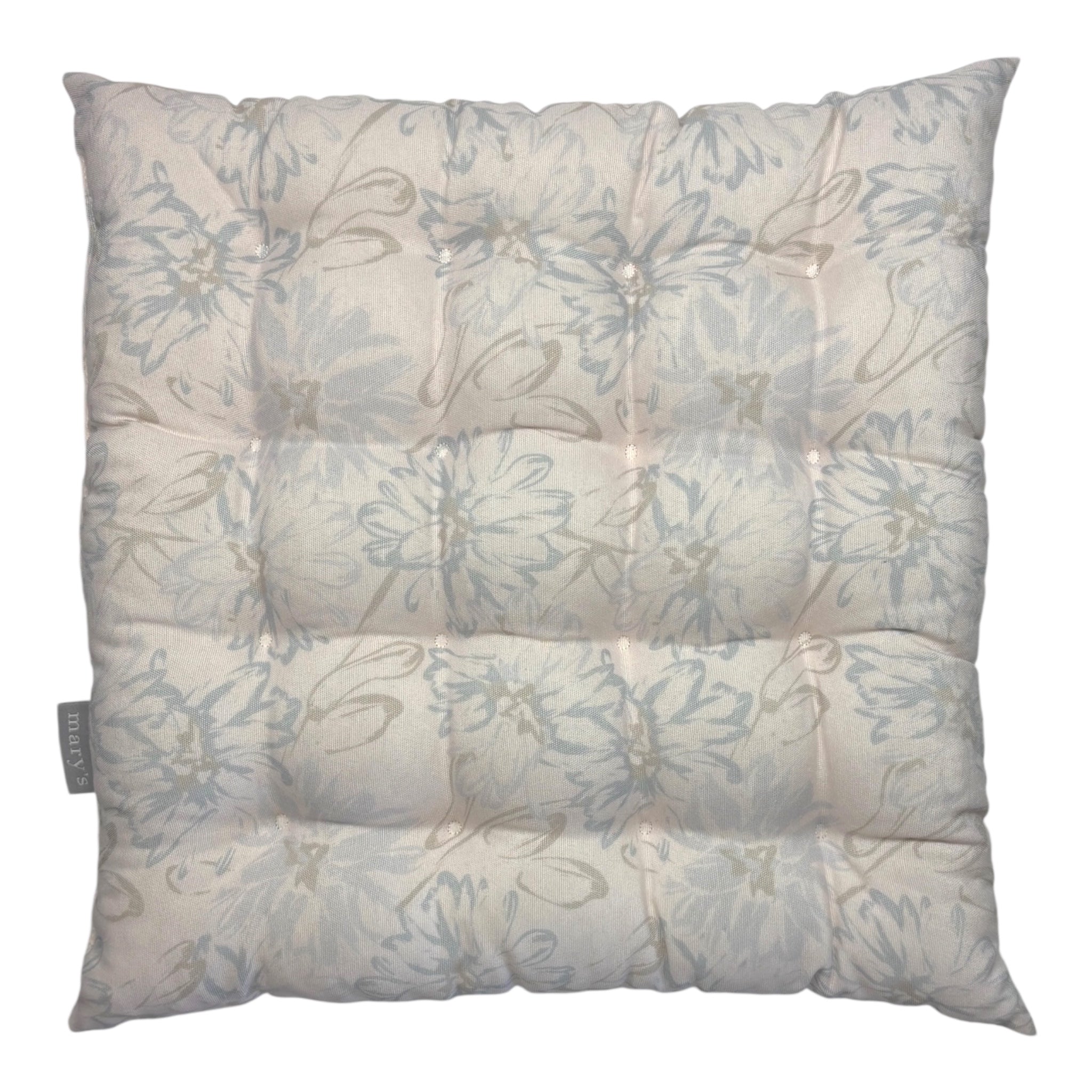 Patterned seat cushion 38x38x4 cm