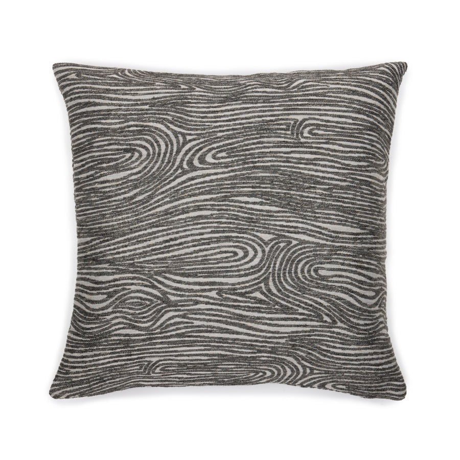 Velvet cushion cover with wave structure
