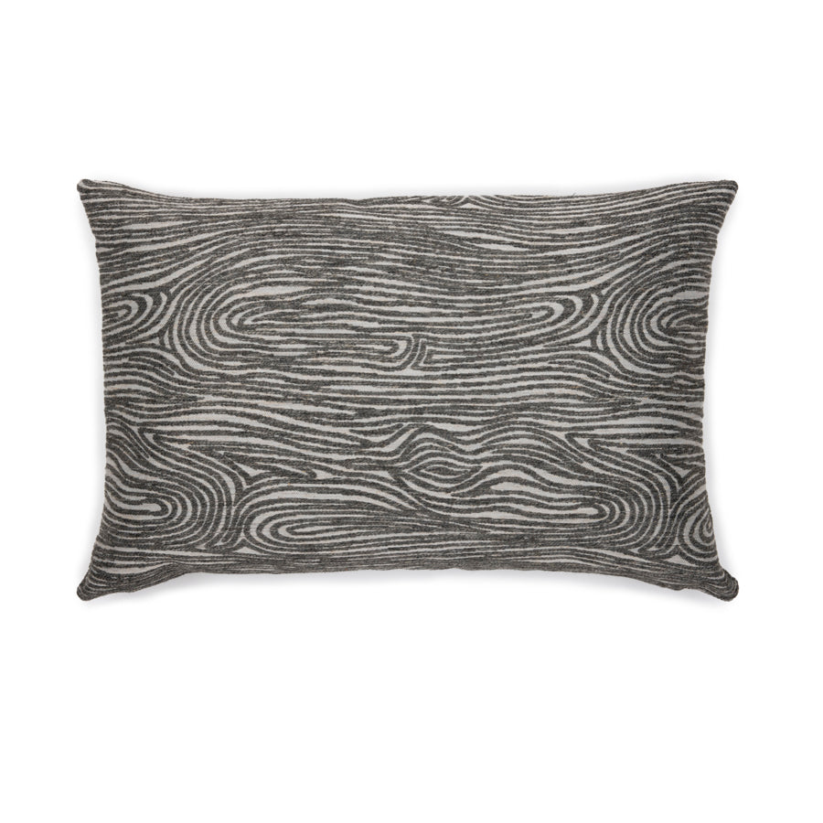 Velvet cushion cover with wave structure