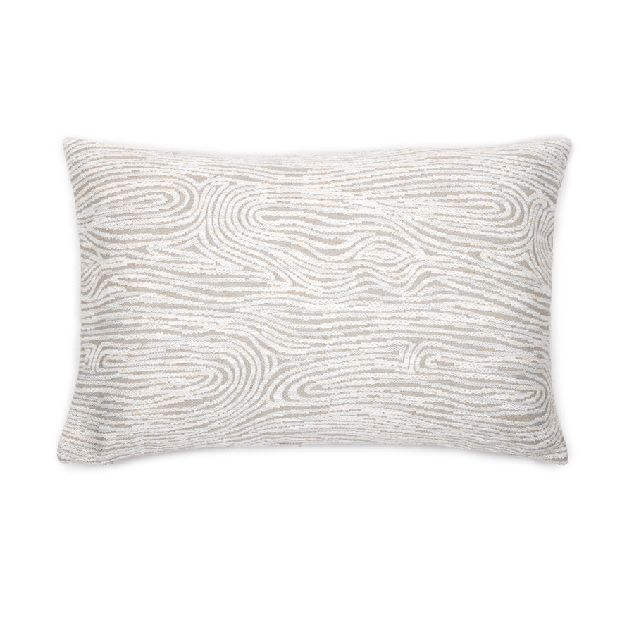 Velvet cushion cover with wave structure