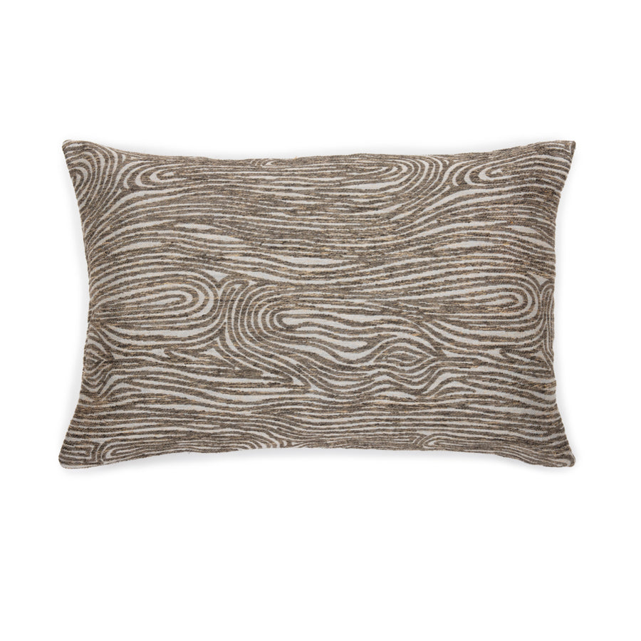 Velvet cushion cover with wave structure