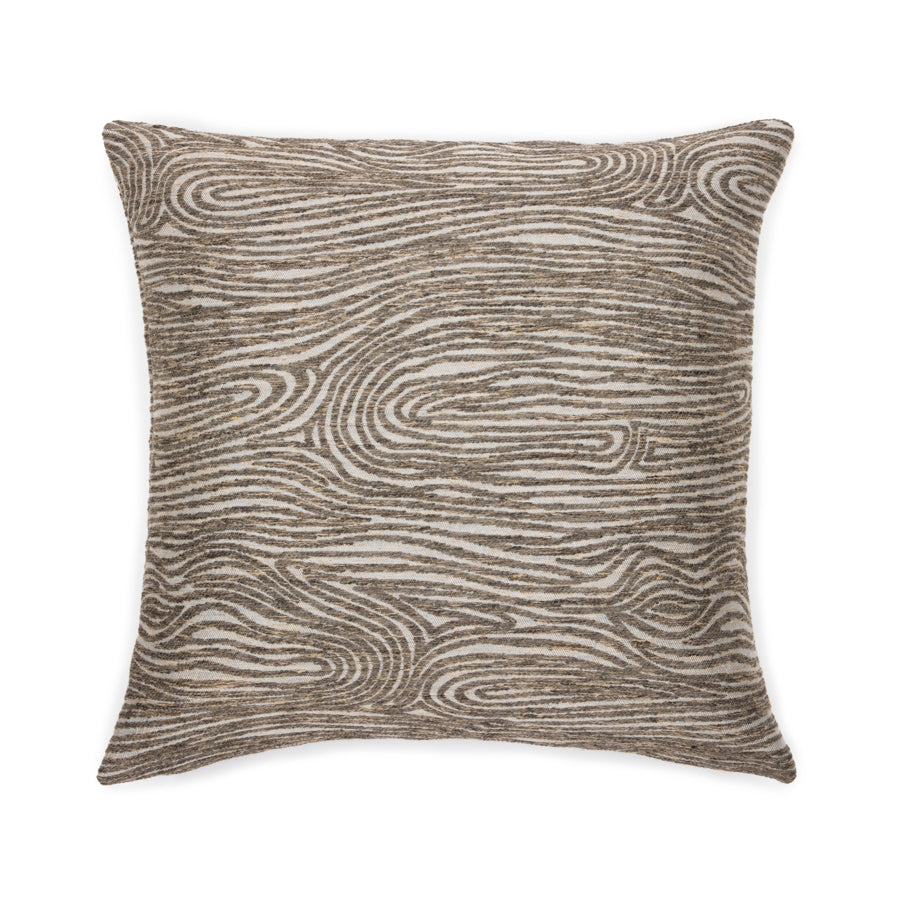 Velvet cushion cover with wave structure