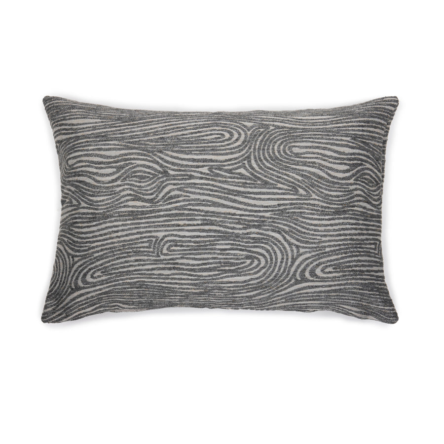 Velvet cushion cover with wave structure