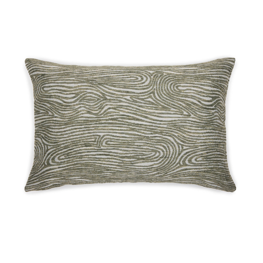 Velvet cushion cover with wave structure