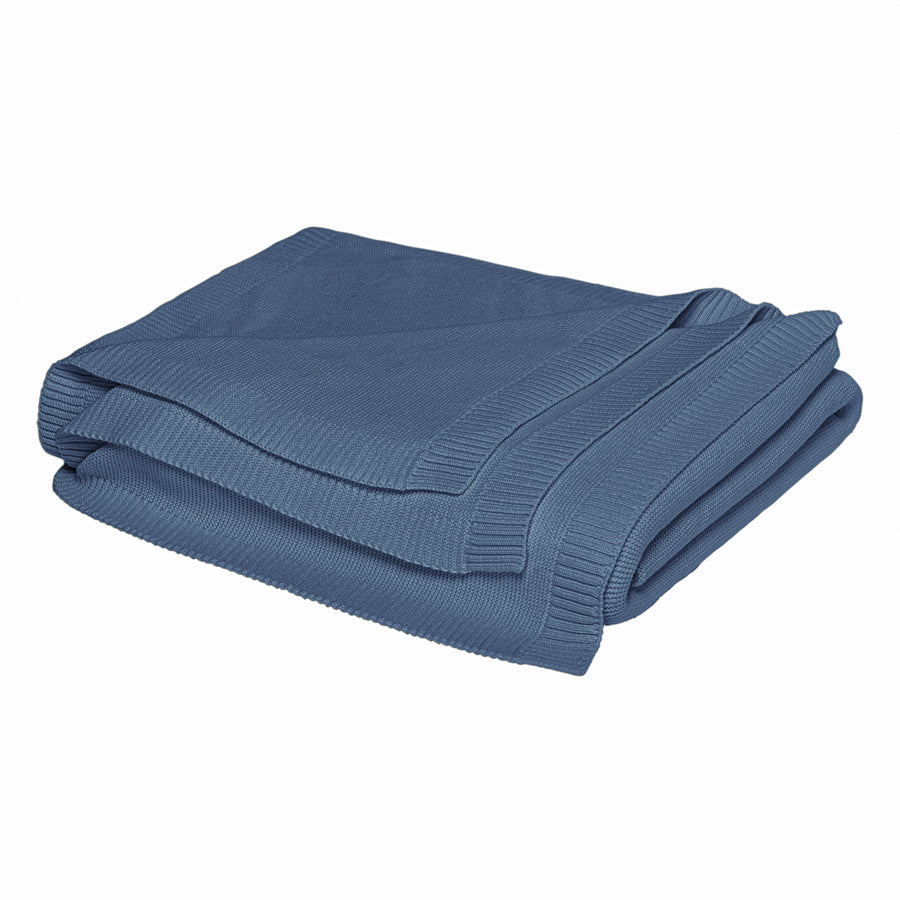 Knitted blanket, organic cotton