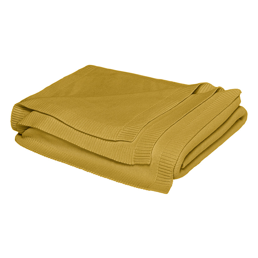 Knitted blanket, organic cotton