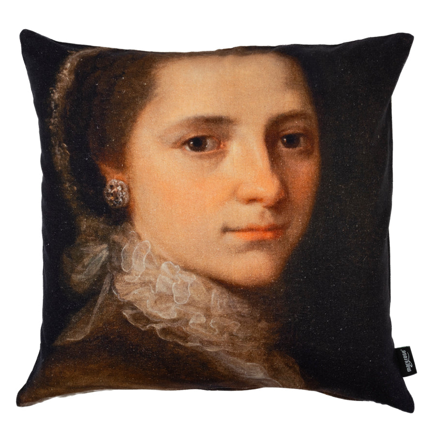 Cushion cover art collection, organic cotton and organic hemp