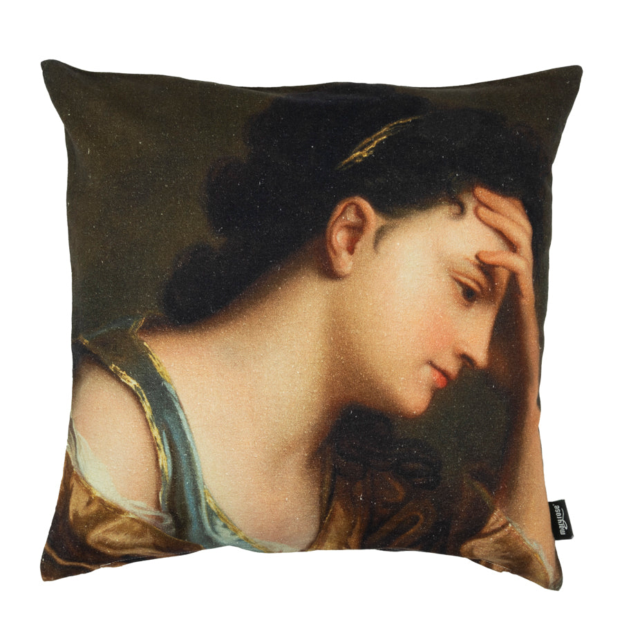 Cushion cover art collection, organic cotton and organic hemp