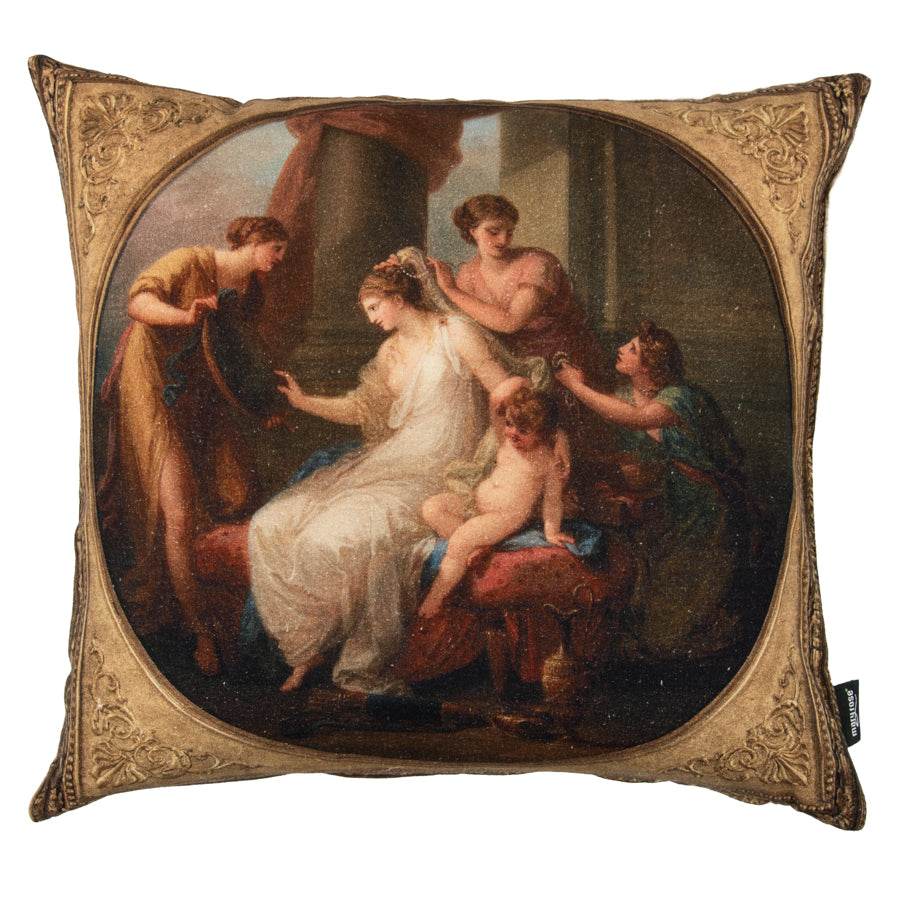 Cushion cover art collection, organic cotton and organic hemp