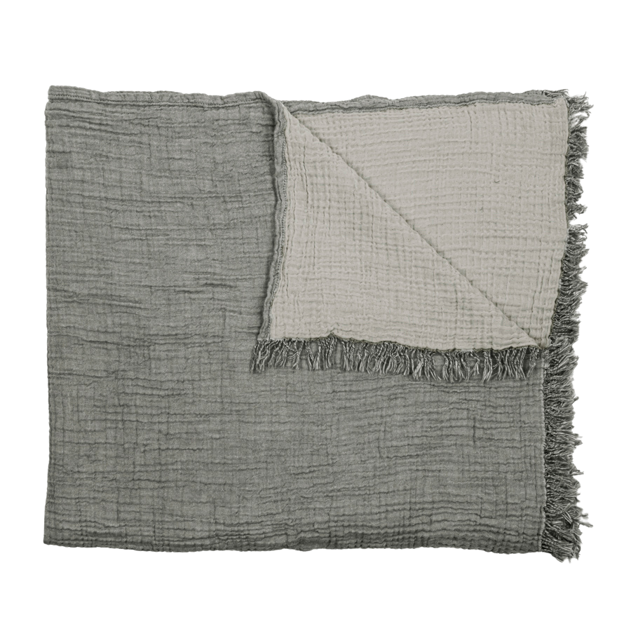 Muslin blanket, reversible
