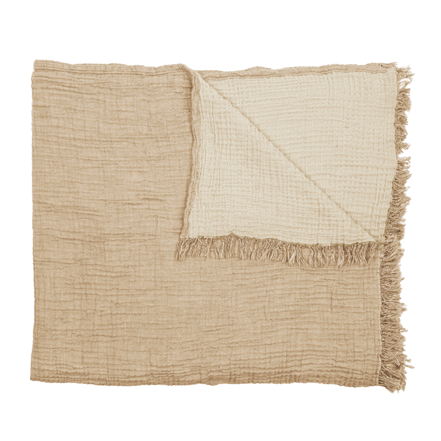 Muslin blanket, reversible
