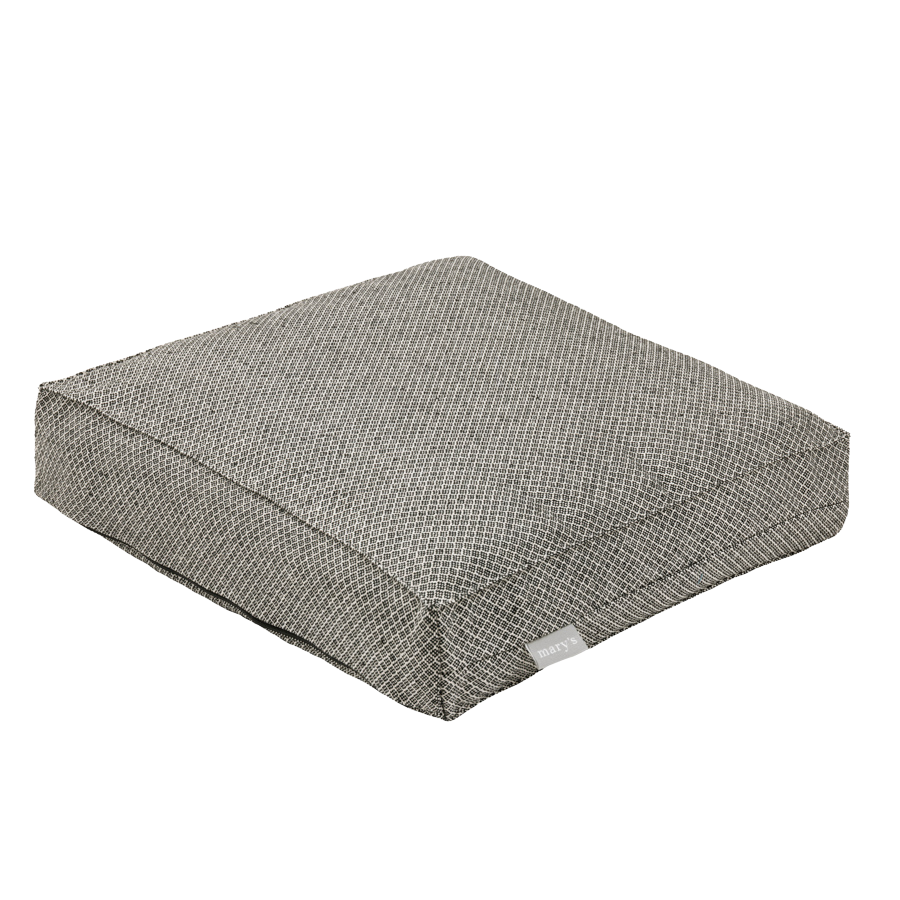 Cover for seat cushion box - polycotton, made from recycled fabrics from textile production