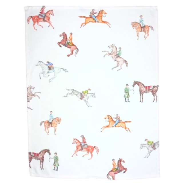Tea towels with spot motif, organic cotton