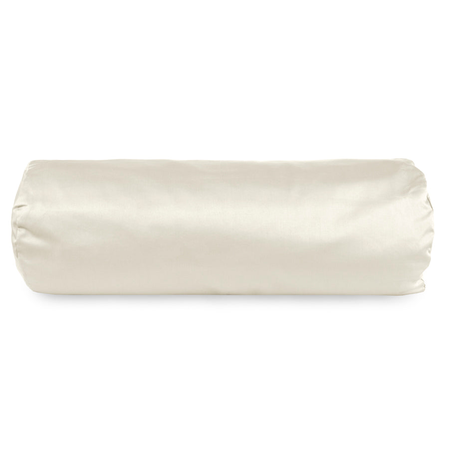 Fine satin covers for bolsters, organic cotton