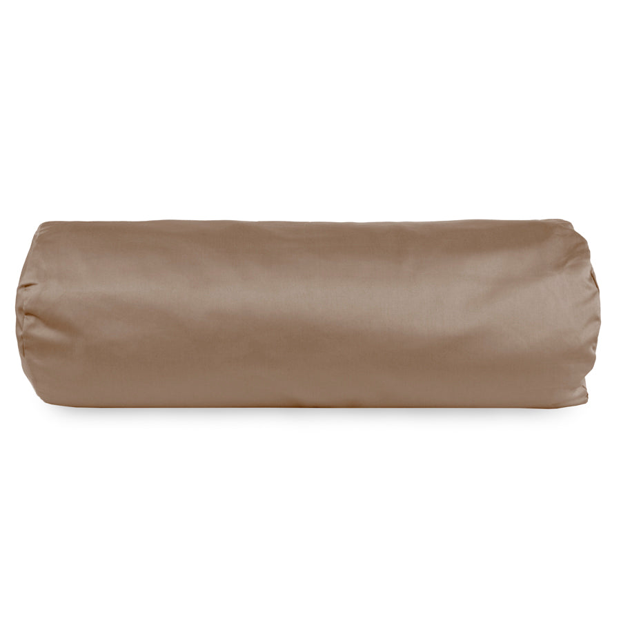 Fine satin covers for bolsters, organic cotton