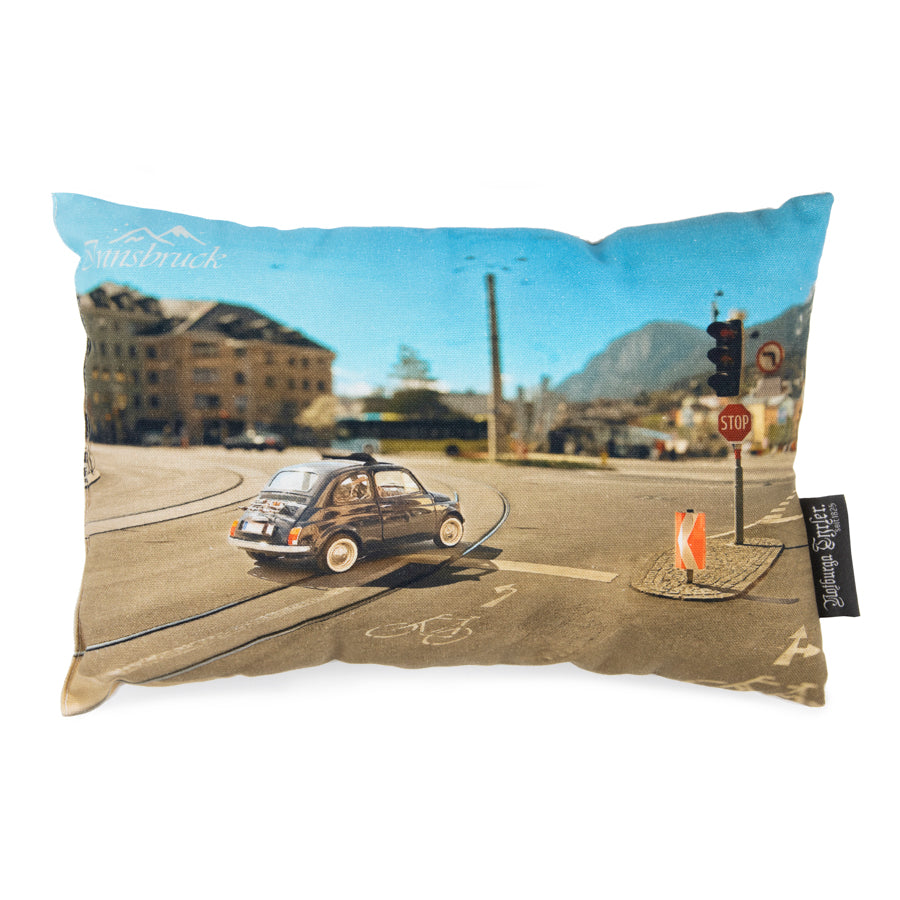 Mini Panama cushion Innsbruck market square, filled