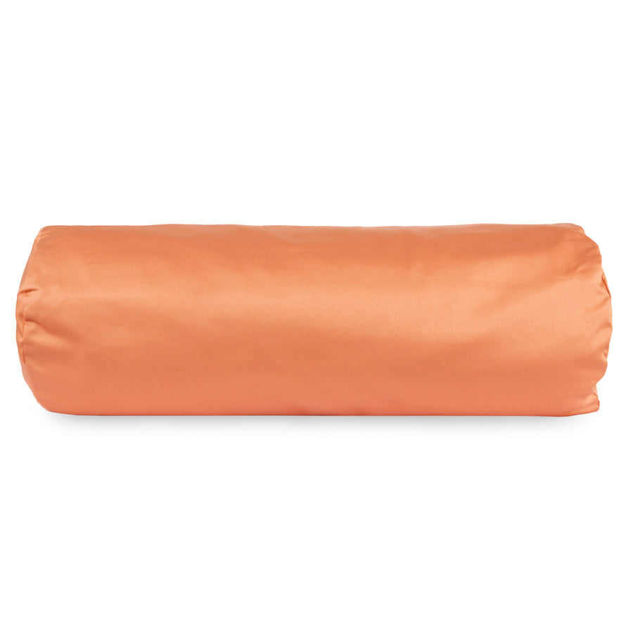 Fine satin covers for bolsters, organic cotton