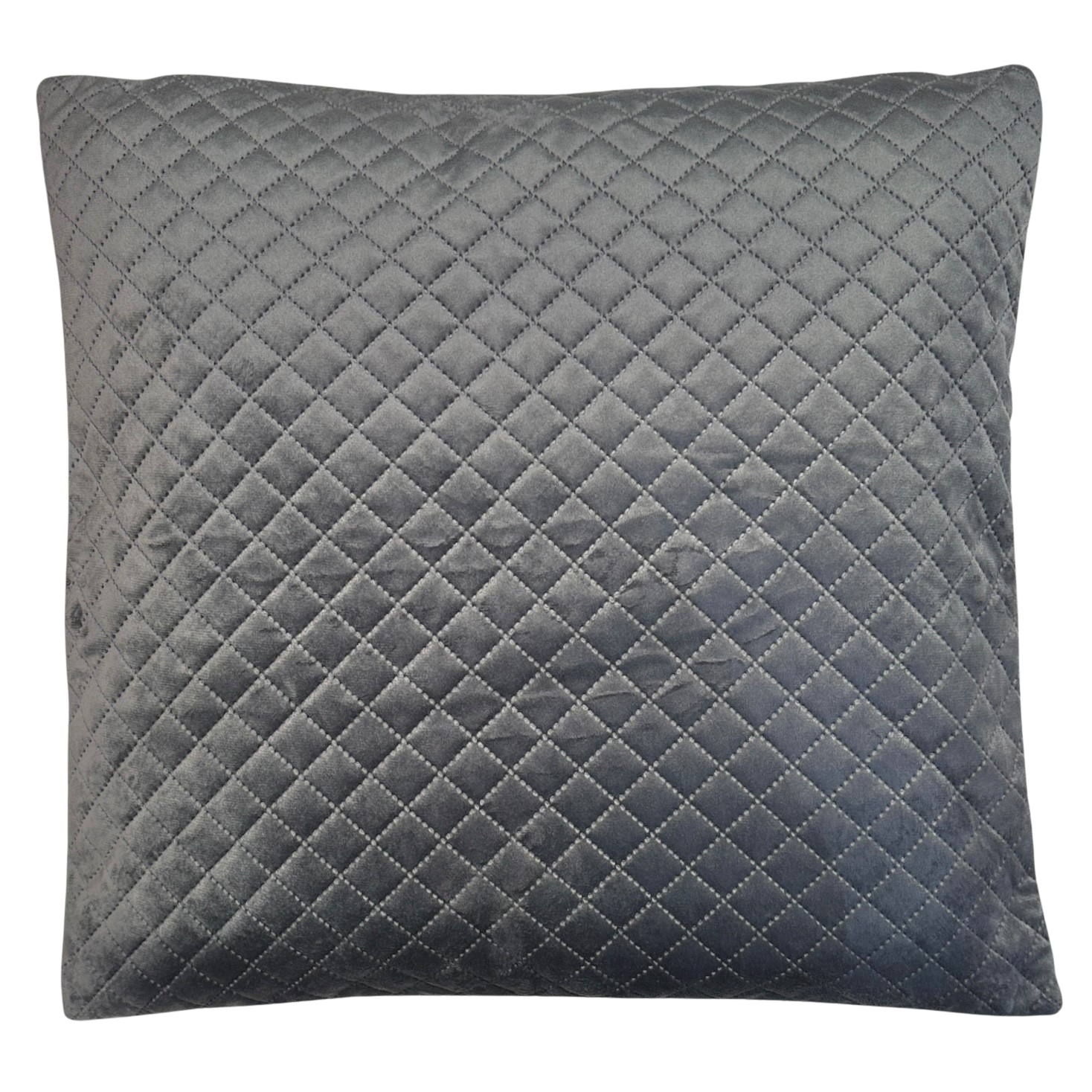 Quilted velvet cushion cover
