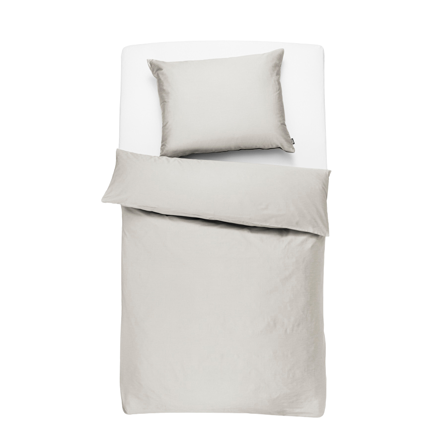 Soft satin bed linen, organic cotton bale