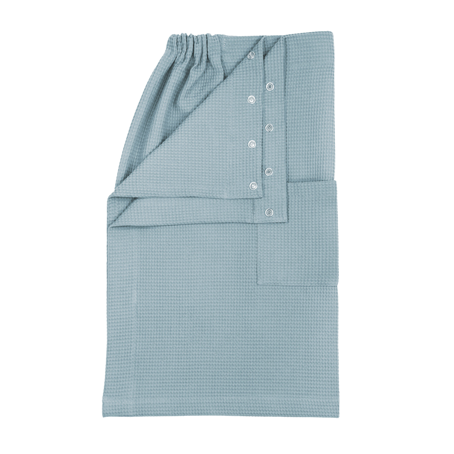 Waffle piqué sauna kilt, organic cotton