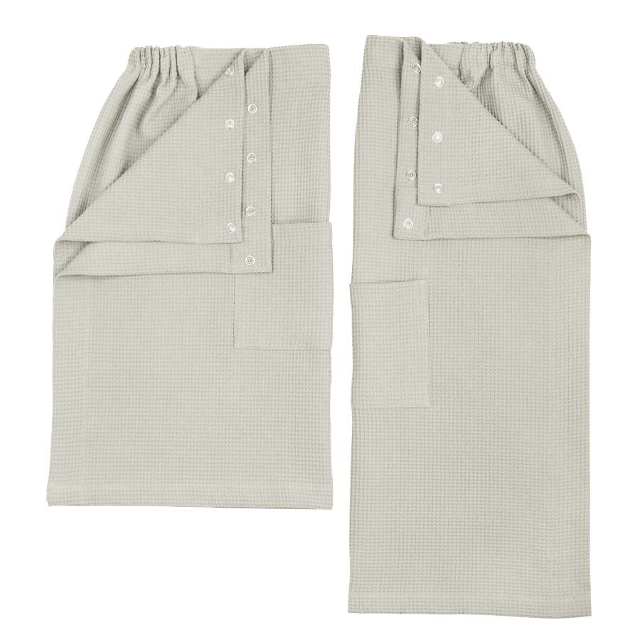 Waffle piqué sauna kilt, organic cotton