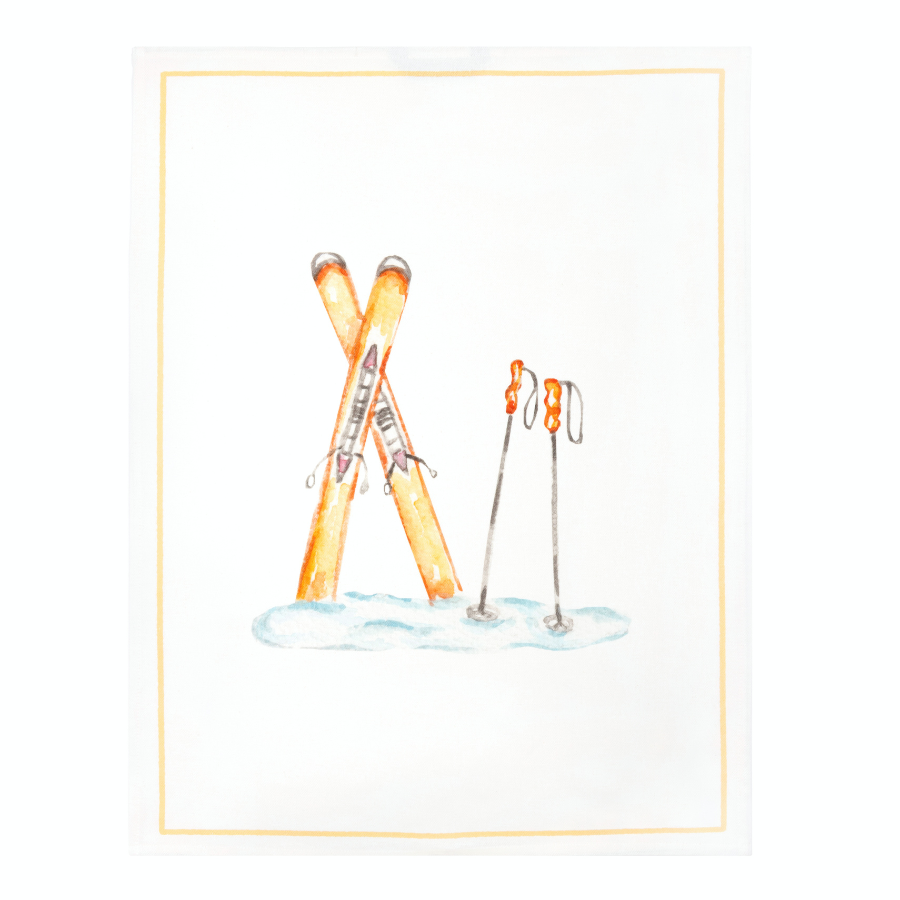 Tea towels with spot motif, organic cotton