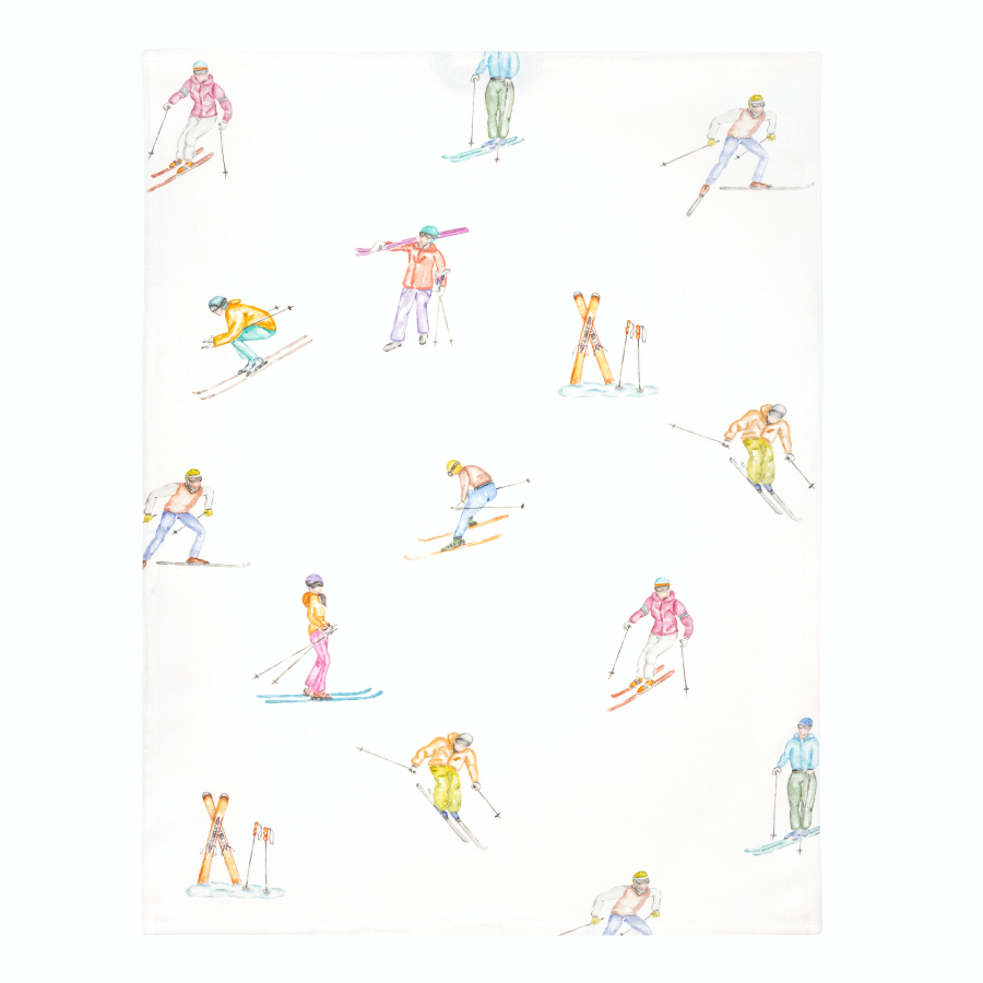 Tea towels with spot motif, organic cotton