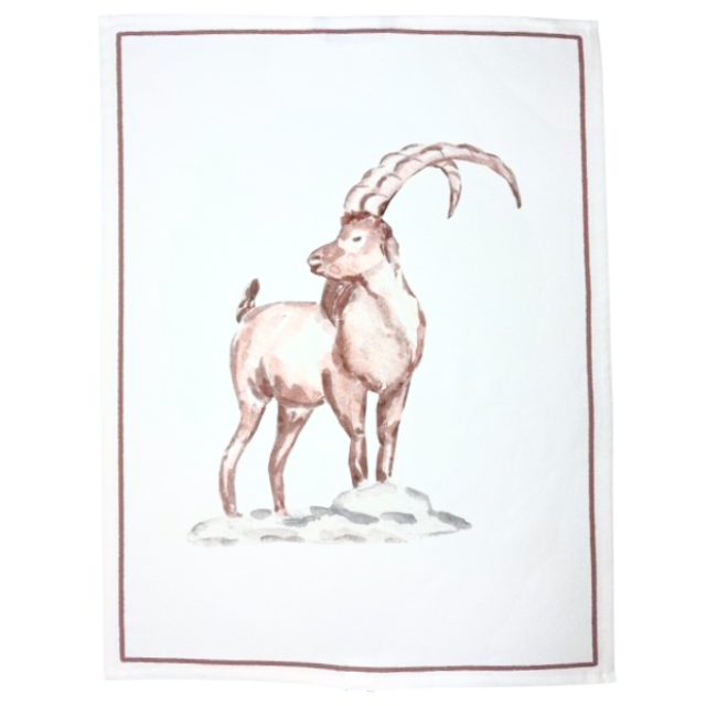 Tea towels with spot motif, organic cotton