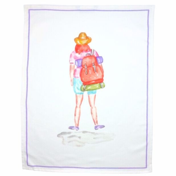 Tea towels with spot motif, organic cotton