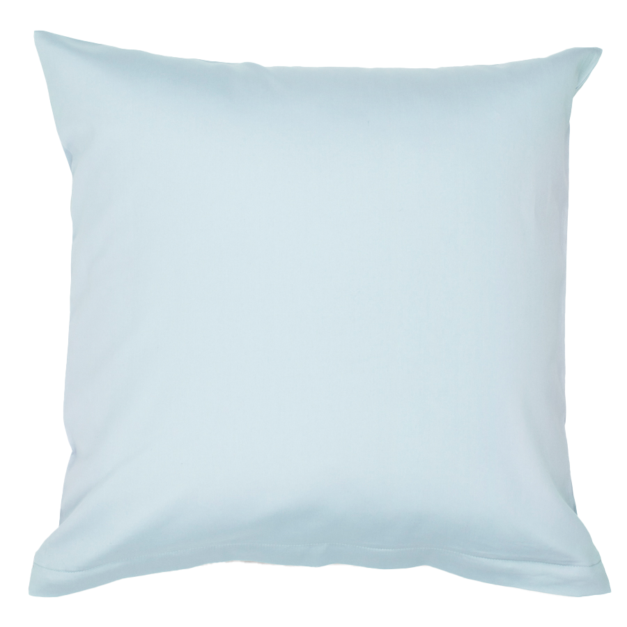 Fine satin cushion covers, organic cotton