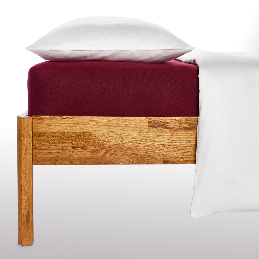 Jersey fitted sheets with elastane