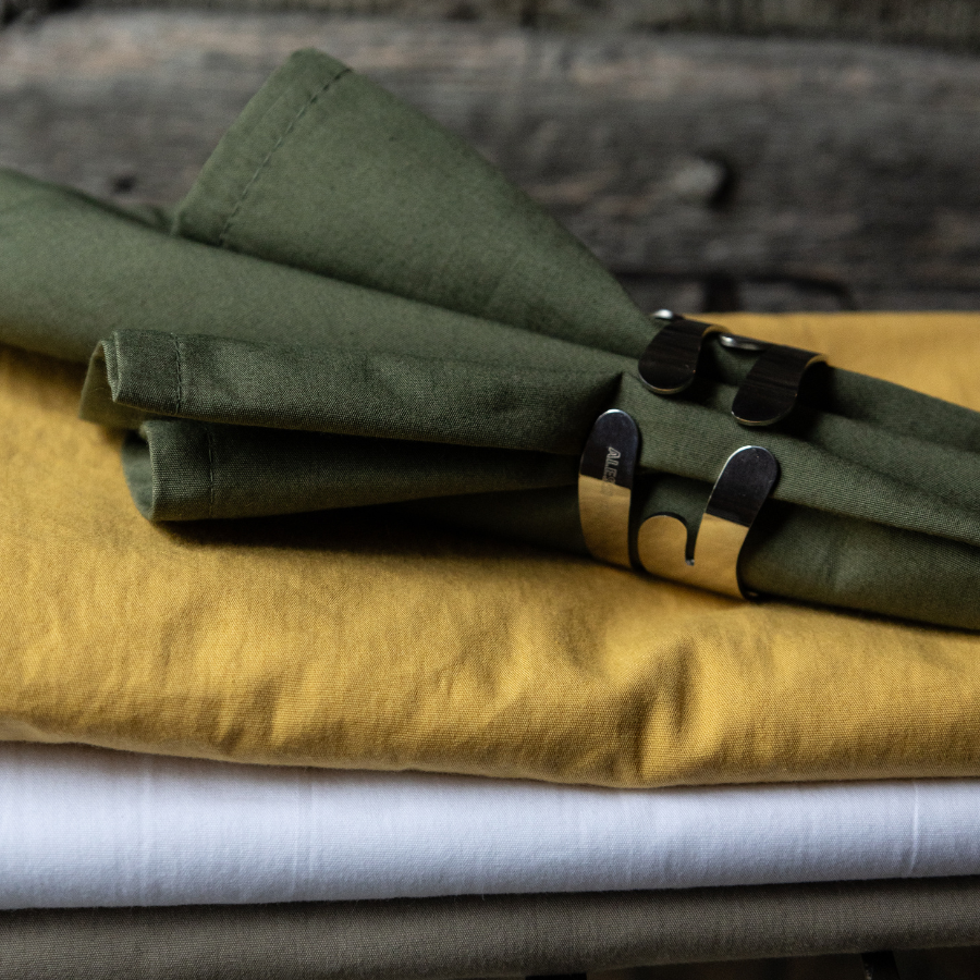 Percale napkin, organic cotton & Cradle to Cradle Certified® Gold