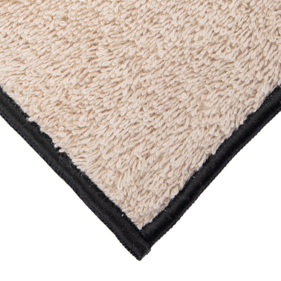 Terry cloth, pure cotton - with rolled border