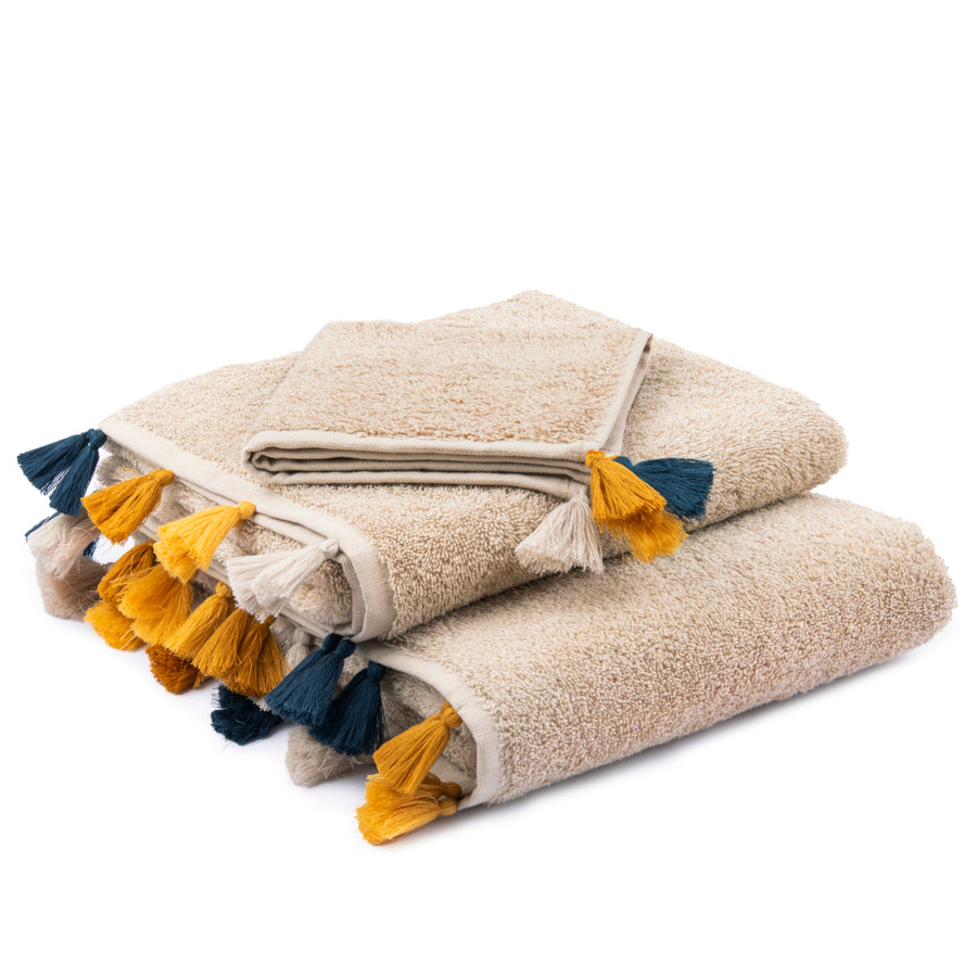 Terry cloth, pure cotton - with bobbles