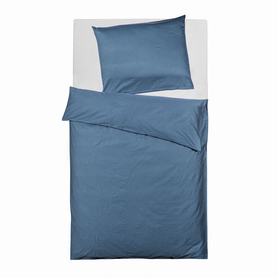 Jacquard bed linen dots, organic cotton