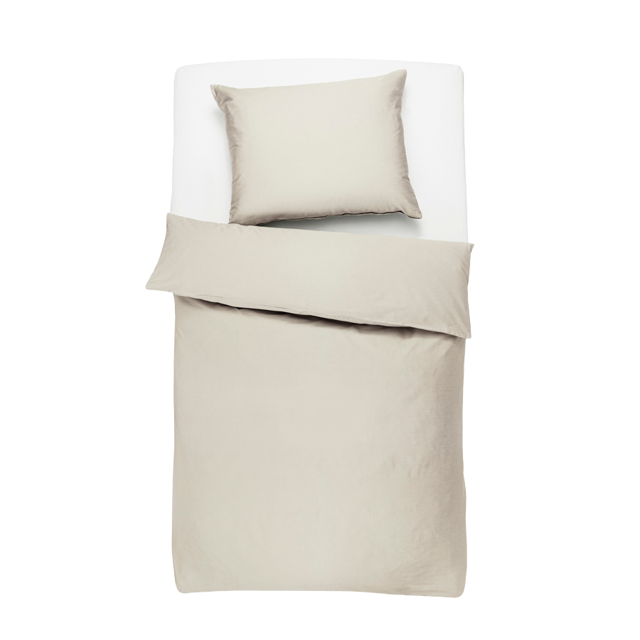 Fine satin bed linen, organic cotton