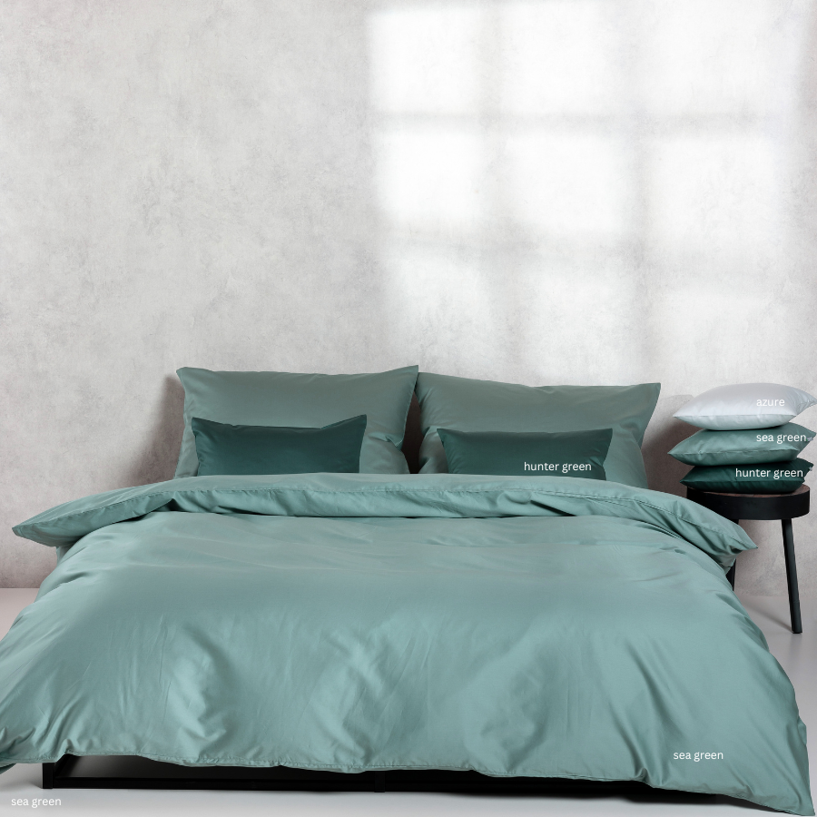 Fine satin bed linen, organic cotton