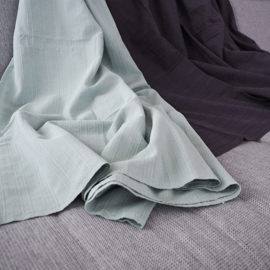 Solid throw, organic cotton