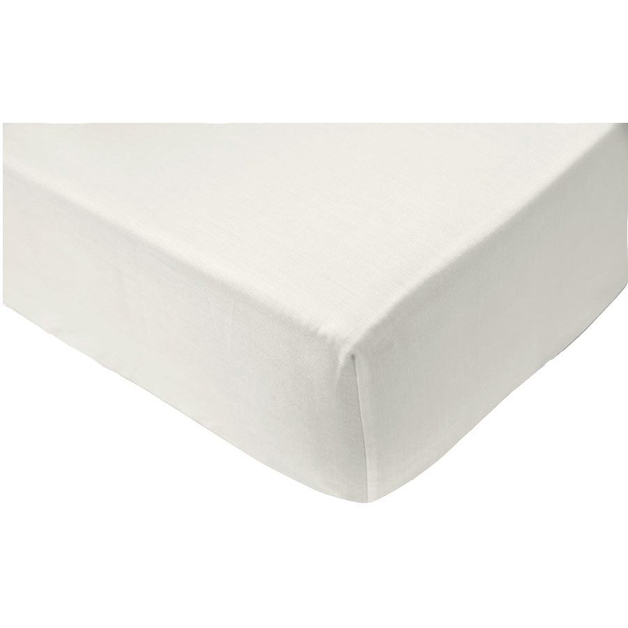 Twisted jersey fitted sheets with elastane, organic cotton