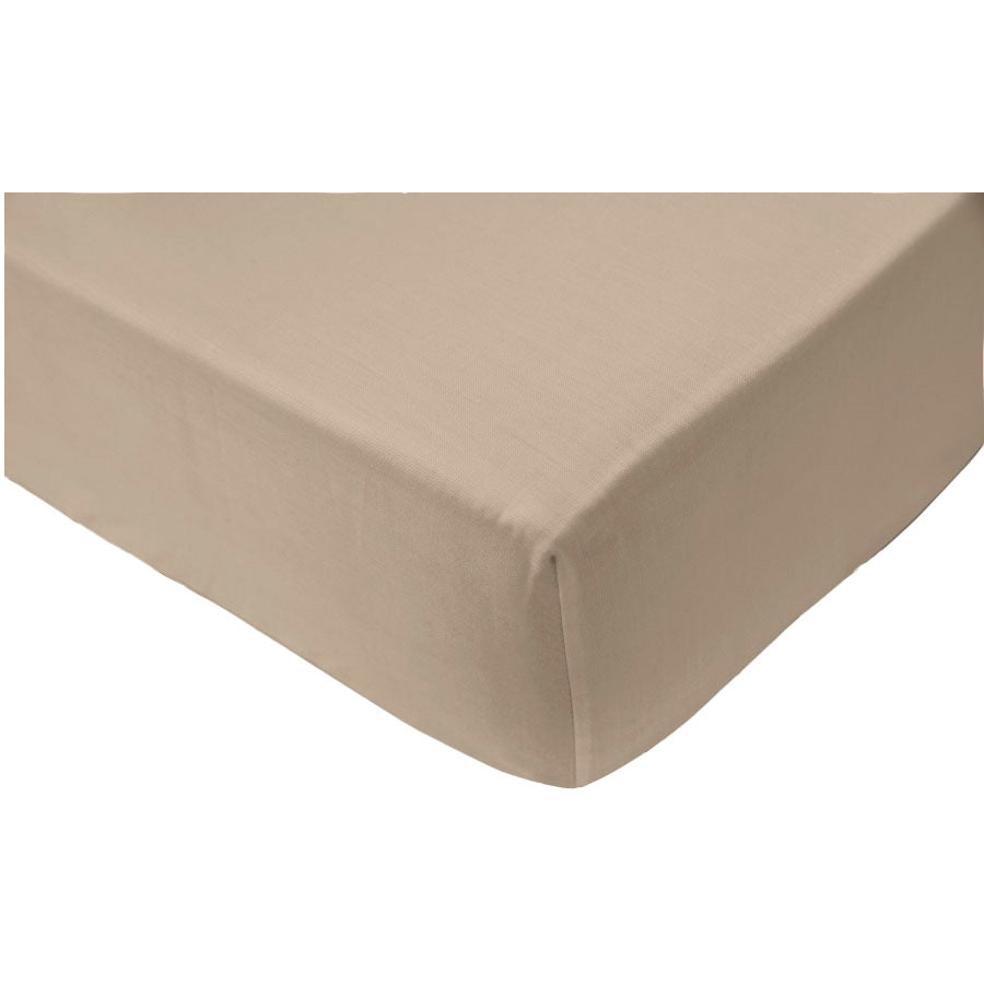 Twisted jersey fitted sheets with elastane, organic cotton