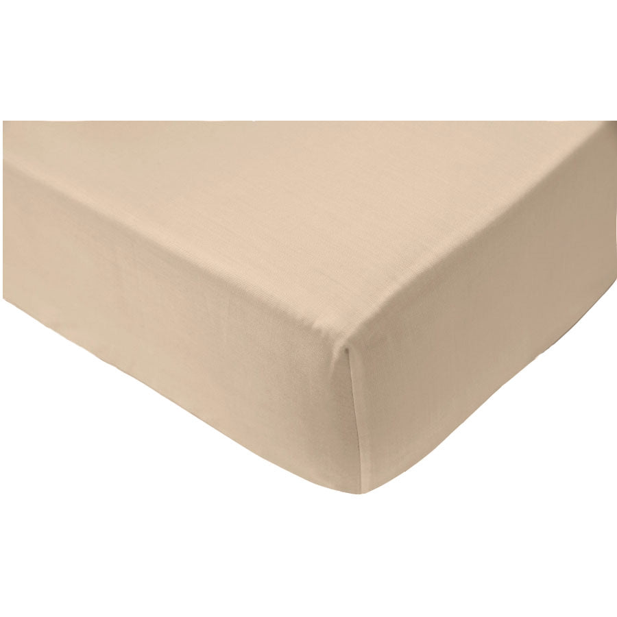 Twisted jersey fitted sheets with elastane, organic cotton