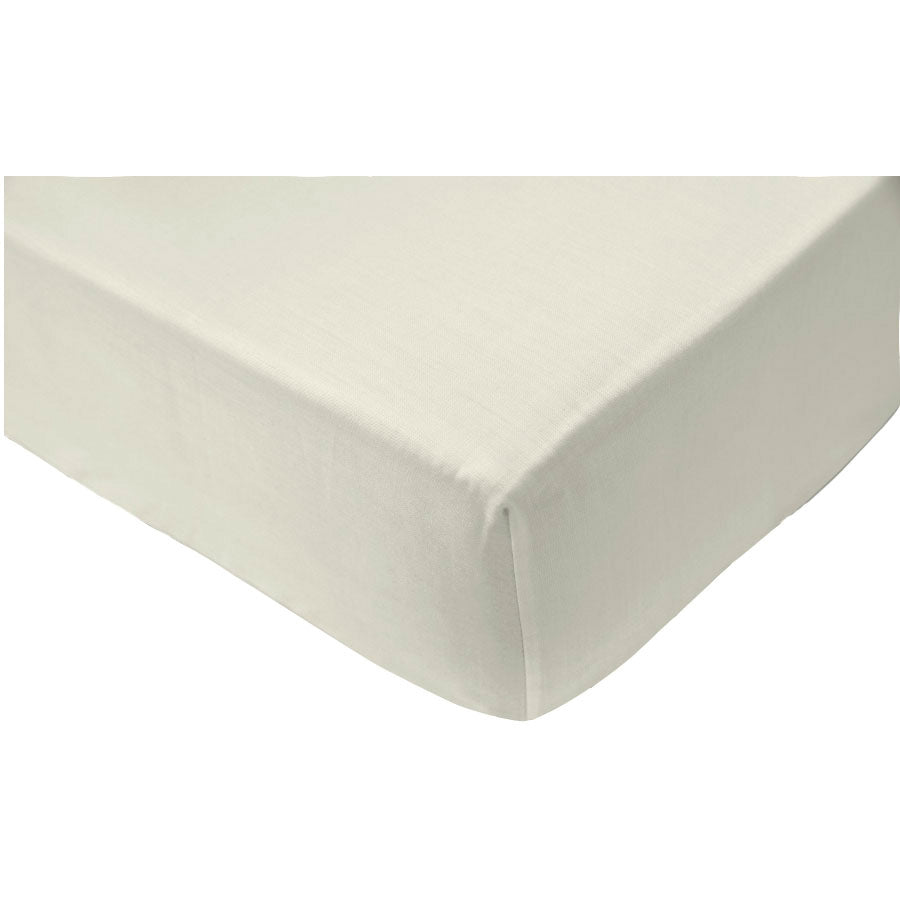 Twisted jersey fitted sheets with elastane, organic cotton