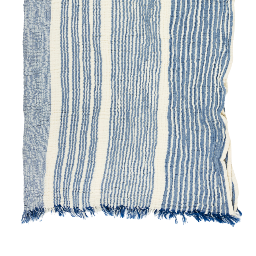 Hamam towel muslin stripes