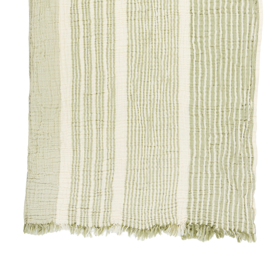 Hamam towel muslin stripes