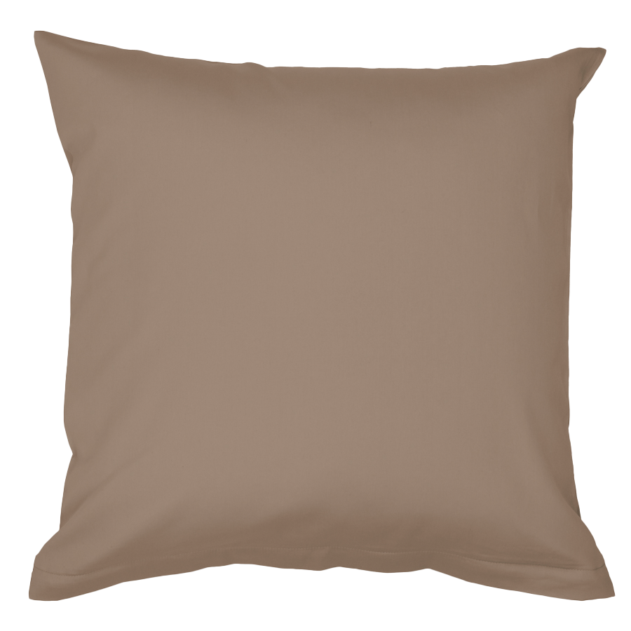 Fine satin cushion covers, organic cotton