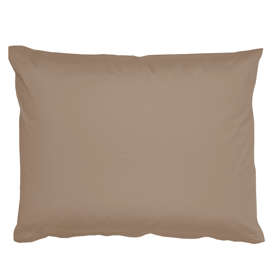 Fine satin cushion covers, organic cotton