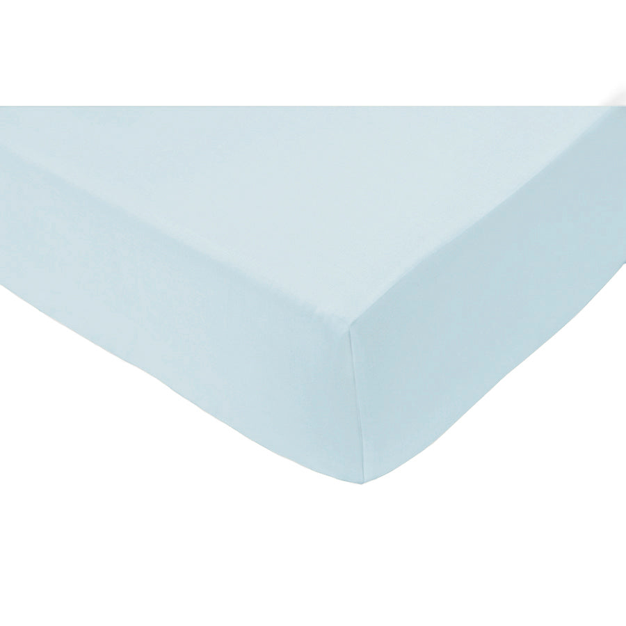 Fine satin fitted sheet, organic cotton
