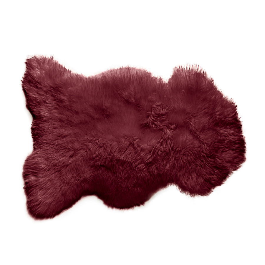 Sheepskins dyed