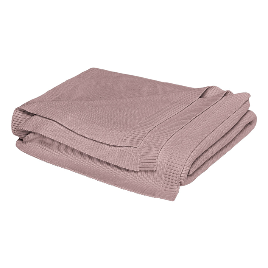 Knitted blanket, organic cotton