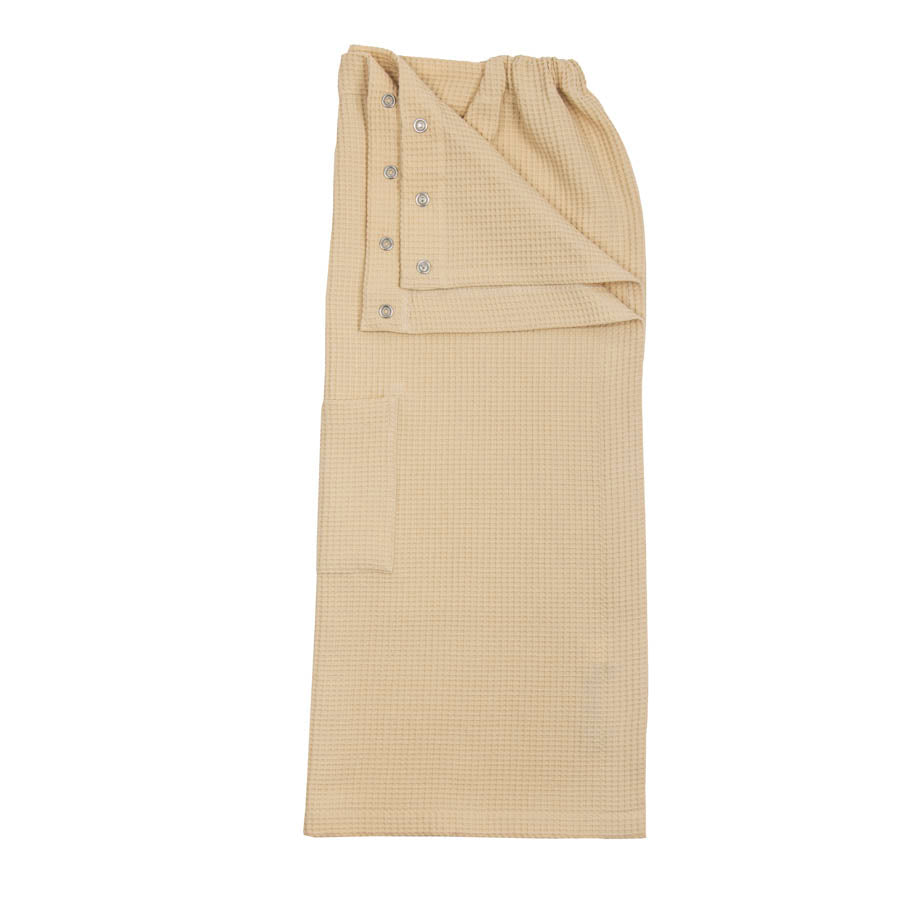 Waffle piqué sauna kilt, organic cotton